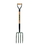 Seymour 49076 Spading Fork, 4-Tine, Steel Ferrule with Solid Steel Rivet, 31" Precision Lathe Turned Hardwood, Steel D Grip, Price/Each