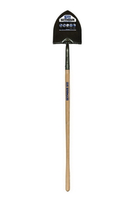 Seymour 49170 Round Point Shovel, Forged #2 / 9.5" x 11.5" , Forward Turned Step, Solid Steel Rivet, 48" Precision Lathe Turned American Ash Handle