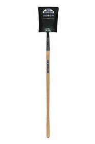 Seymour 49172 Square Point Shovel, Forged #2 / 9.5" x 11.5" , Forward Turned Step, Solid Steel Rivet, 48" Precision Lathe Turned American Ash Handle