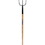 Seymour 49273 Hay Fork, Forged 3-Tine, Steel Ferrule, 48" Precision Lathe Turned American Ash Handle, Price/Each