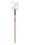 Seymour 49275 Manure Fork, Forged 4-Tine, Steel Ferrule, 54" Precision Lathe Turned American Ash Handle, Price/Each
