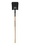 Midwest Rake 49345 Structron (SV-LS31CB) 14 Ga. #2 Square Point, Closed Back Shovel, 48" Hardwood Handle, Price/Each