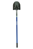 Seymour 49465 Rice Shovel, 16 Gauge Forward Turned Step, Fiberglass Insert & PermaGrip, 48