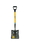 Toolite 49503 Square Point Shovel, 14 Gauge #2 / 9.5" x 11.5" , Forward Turned Step Perforated, Power Collar & Solid Steel Rivet, 29" Professional Grade Fiberglass, Poly D Grip, Price/Each