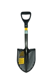 Toolite 49538 Round Point Shovel, 14 Gauge #2 / 9.5" x 11.5" , Forward Turned Step/ Perforated, Power Collar & Solid Steel Rivet, Professional Grade Fiberglass, Poly D Grip