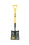Toolite 49543 Square Point Shovel, 14 Gauge #2 / 9.5" x 11.5" , Forward Turned Step Perforated, Solid Steel Rivet, 29" Polymer Jacket with Fiberglass Core, Poly D Grip, Price/Each