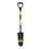 Structron 49557 Drain Spade Shovel, 14 Gauge, 14" / Forward Turned Step, PowerCore & PermaGrip, 29" Premium Fiberglass, Poly D Grip, Price/Each