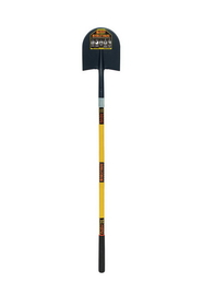Structron 49588 Caprock Shovel, 10 Gauge, PowerCore & PermaGrip, 50" Premium Solid Fiberglass Full Length Handle, ProGrip