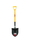 Kenyon 49641 Round Point Shovel, 16 Gauge #2 / 9.5" x 11.5" , Forward Turned Step, Solid Steel Rivet, 28" Polymer with Fiberglass Core, Poly D Grip, Price/Each