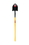 Kenyon 49650 Round Point Shovel, 14 Gauge #2 / 9.5" x 11.5" , Forward Turned Step, Double Solid Steel Rivet, 48" Polymer with Fiberglass Core Handle, Price/Each