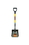 Structron 49742 Square Point Shovel, 14 Gauge #2 Spring Steel / 9.5" x 11.5" , Rear Rolled Step, PowerCore & PermaGrip, 29" Premium Fiberglass, Poly D Grip, Price/Each