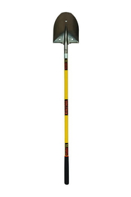 Structron 49748 Rice Shovel, 14 Gauge #2 / Forward Turned Step, PowerCore & PermaGrip, 48" Premium Fiberglass, ProGrip