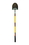 Structron 49748 Rice Shovel, 14 Gauge #2 / Forward Turned Step, PowerCore & PermaGrip, 48" Premium Fiberglass, ProGrip, Price/Each
