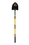 Structron 49770 Round Point Shovel, Forged #2 / 9.5" x 11.5" , Forward Turned Step, PowerCore & PermaGrip, 48" Premium Fiberglass, ProGrip, Price/Each