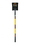 Structron 49772 Square Point Shovel, Forged #2 / 9.5" x 11.5" , Forward Turned Step, PowerCore & PermaGrip, 48" Premium Fiberglass, ProGrip, Price/Each