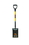 Structron 49774 Garden Spade Shovel, Forged / 7" x 12" , Forward Turned Step, PowerCore & PermaGrip, 29" Premium Fiberglass, Poly D Grip, Price/Each