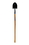 Seymour 60700 Floral Round Point Shovel, Tempered Steel, Forward Turned Step, 44" Hardwood Handle, Price/Each