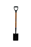 Seymour 60703 Floral Square Point Shovel, Tempered Steel, Forward Turned Step, 30