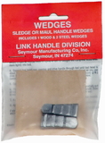 Link Handles 64128 Hammer Handle Wedges, 1 Wood Wedge And 2 Steel Wedges Per Pack