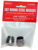Link Handles 64142 Lr2 Round Steel Wedge Retail Pack, 3/4