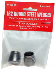 Link Handles 64142 Lr2 Round Steel Wedge Retail Pack, 3/4" X 3/4