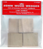 Link Handles 64157 No. 8Ww Wood Wedges For Hatchets, 12 Wedges Per Pack