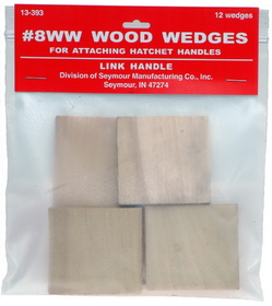 Link Handles 64157 No. 8Ww Wood Wedges For Hatchets, 12 Wedges Per Pack