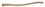 Link Handles 65132 36" House Or Railroad Carpenter's Adze Handle, Better-Quality American Hickory, Clear Lacquer, Fire Finish, Contractor Grade, Price/Each