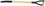 Link Handles 66595 30" Bent Spading Fork Handle, Steel D-Grip, 1-1/2" Diameter, 5/8" Bore, Better-Quality American Ash, Clear Finish, Contractor Grade, Price/Each