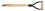 Link Handles 66673 24" Closed Back Solid Shank Shovel Handle, Without Shoulder, 1-1/2" Dia., 4-1/2 Chuc, Better-Quality American Ash, Clear Finish, Contractor Grade, Price/Each
