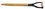 Link Handles 66727 24" Closed Back Solid Socket Shovel Handle, With Shoulder, 1-1/2" Dia., 5-1/2" Chuck, Better-Quality American Ash, Clear Finish, Contractor Grade, Price/Each