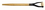 Link Handles 66816 24" Closed Back Solid Shank Handle, 1-1/2" Dia., 5-1/2"Chuck, Steel D-Grip, Better-Quality American Ash, Clear Finish, Contractor Grade, Price/Each