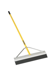 Midwest Rake 76062 Seal Coat Squeegee, 24" Round Edge Non-Tapered, Wrap-Around Bracing, 66" Powder-Coated Aluminum, Cushion Grip