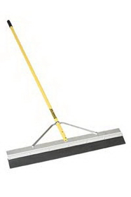 Midwest Rake 76085 Seal Coat Squeegee, 60" Round Edge Non-Tapered, Wrap-Around Bracing, 82" Oversized Powder-Coated Aluminum, Cushion Grip
