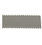 Midwest Rake 79225 16" EPDM (Gray) Squeegee Blade, 1/8" Notch (Notched on Both Sides of Blade), Price/Each