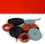 Midwest Rake 79630 25' Roll Red 1/2" Notch Rubber (Notched on Both Sides), Price/Each