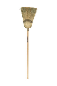Seymour 82500 Corn Broom, Contractor Grade, Wire -Wrapped, Wood Handle