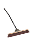 Seymour 82924 General Purpose Broom, 24" Heavy-Duty Bristles, Gusset Bracing, 60" Ergonomic Powder- Coated Aluminum, Cushion Grip