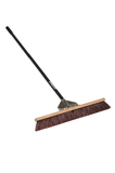 Seymour 82925 General Purpose Broom, 24" Durable Bristles, Gusset Bracing, 60" Powder-Coated Aluminum, Cushion Grip