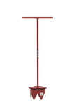 Kenyon 85422 Sprinkler Head Trimmer, 2-3/4" Diameter with Step Plate, Welded 33" Overall Length, 5/8" Powder-Coated Structural Steel, T-Handle