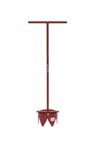 Kenyon 85422 Sprinkler Head Trimmer, 2-3/4" Diameter with Step Plate, Welded 33" Overall Length, 5/8" Powder-Coated Structural Steel, T-Handle
