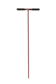 Kenyon 85462 Soil Probe, Solid Steel Tip, One Piece Mold, 48" Length with 1/2" Shaft, T-Handle with Grips
