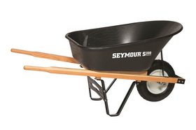 Seymour 85725 6 Cu. Ft., Front Tray& Cross Braces, Hardwood, 16" 2-Ply with Ball Bearings