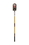 Structron 89185 Clean Out Shovel, 14 Gauge Spring Steel, 5" / Forward Turned Step, PowerCore & PermaGrip, 48" Premium Fiberglass, ProGrip, Price/Each