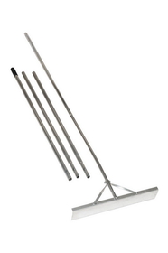 Seymour 96322 Roof Rake, 24" Aluminum Blade, "Push-Pull" Bracing, 16' 4-Section Aluminum, Cushion Grip