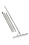 Seymour 96322 Roof Rake, 24" Aluminum Blade, "Push-Pull" Bracing, 16' 4-Section Aluminum, Cushion Grip, Price/Each
