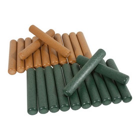 PlayMore Design Eco RecyClaves (12 pairs) - Green/Cedar