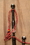 Roosebeck BAGDRT Roosebeck Full Size Sheesham Black Finish Bagpipe w/ Red Tartan Cover