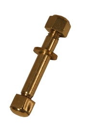 Roosebeck DHST-SNW Roosebeck Small Brass Nut and Washer for DHST Dulcimer Stand