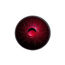 Idiopan Lunabell 8-Inch Tunable Steel Tongue Drum - Ruby Red
